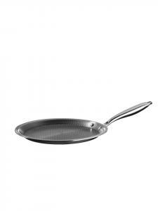 Сковорода для блинов Hestia из нержавеющей стали, цвет черный/серебристый Mäser