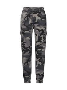 Зауженные брюки-карго Urban Classics, серо-коричневый/темно-серый