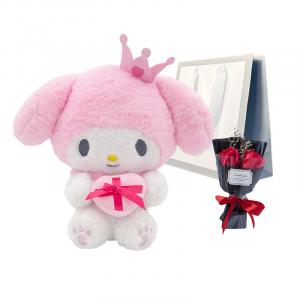 Плюшевая кукла E STRONG x Sanrio Crown Cinnamoroll, Kuromi, My Melody высотой 27 см E-STRONG