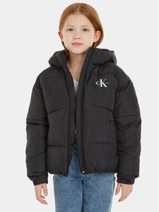 Пуховик стандартного кроя Calvin Klein, черный