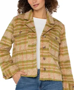 Женская куртка свободного кроя на пуговицах спереди Liverpool Los Angeles, мультиколор