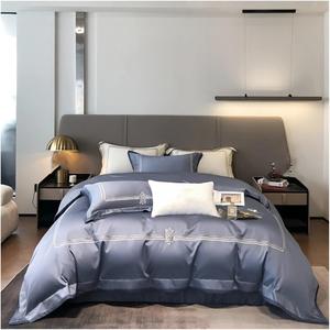 DARSOME Комплект постельного белья из египетского хлопка 1400TC с вышивкой HY001