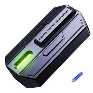 Светящаяся импульсная магнитная нажимная пластина edc металлический сплав антистресс-игрушка для пальцев A little tide to play