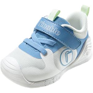 Дышащая поддержка, низкая обувь для малышей, для младенцев и малышей GINOBLE, синий/белый