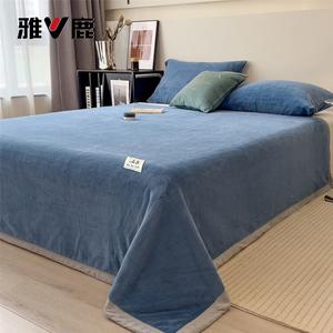 Yalu Простыня с пододеяльником 160х230 см, вельвет, утепленные, цвет Sapphire Blue