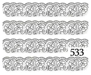 Водные наклейки для ногтей - №533, Raisin