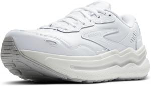 Мужские кроссовки Brooks Ghost Max из замши и кожи нейтральной модели для бега и ходьбы, белый