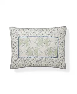 Декоративная наволочка Lidia Floral, размер King Lauren Ralph Lauren, шелфейный/белый