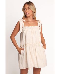 Женское мини-платье Wells Petal and Pup, Tan swirl