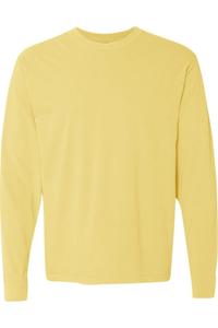 Футболка Comfort Colors Garment-Dyed Heavyweight с длинным рукавом, цвет butter