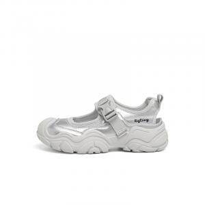 RED DRAGONFLY Серебряные женские туфли Мэри Джейн на платформе 5,5 см, цвет Silver