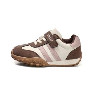 Детские скейтерские кроссовки ST&SAT KIDS, бежевый/коричневый