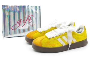 Adidas Neo Кроссовки для скейтбординга VL Court 2.0, износостойкие, желтые, унисекс