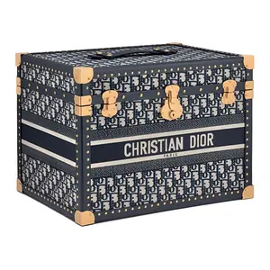 DIOR Ограниченная коллекция Vespa дорожная сумка из холста косметичка унисекс черно-белая