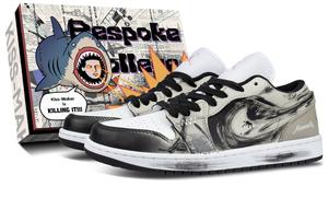 Кроссовки Air 1 Quick Dry низкие винтажные баскетбольные Unisex Gray Jordan, белый