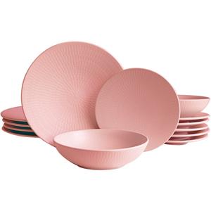Сервиз Blanka Nature-Design с текстурой Echtwerk, розовый