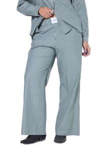 Studio Untold Широкие брюки в темно-зеленом цвете