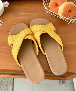 Сандалии с перекрестным плетением Aimoha - Select -, цвет Yellow