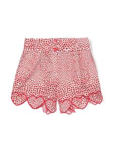 Stella McCartney Kids шорты с принтом, красный