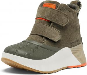 Детские непромокаемые классические ботинки Sorel для активного отдыха, зеленый