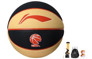 LINING Баскетбольный мяч PU Basketball Yellow Black размер 7 для тренировок unisex
