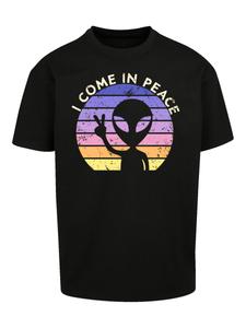 Рубашка F4NT4STIC Alien Peace Sunset, черный