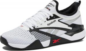Мужские спортивные кроссовки Reebok Nano Court для пикубола, белый/черный