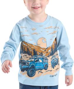 Carhartt Kid's CA6732 футболка с длинным рукавом Off Road - для мальчиков, Dream Blue