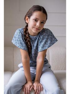 Футболка Like Flo, светло-синий