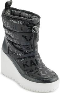 Ботинки KARL LAGERFELD Women's Berdina Wedge Slip-on Boots, Black