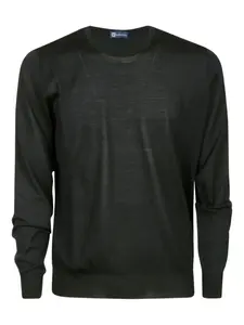 Свитер с круглым вырезом Alpha Industries, зеленый