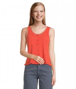 Топ Toad&Co Foothill Pointelle Button Tank, Salamander