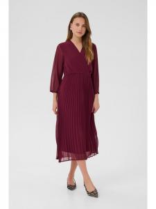 CULTURE Платье CUkila Feminine цвета Зинфандель