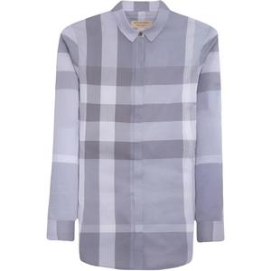 Серая женская рубашка Burberry, серый