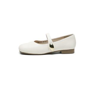 JOSINY Женские туфли Мэри Джейн на массивном каблуке экрю, цвет Ecru