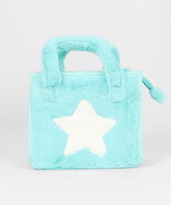 Меховая сумка со звездным узором