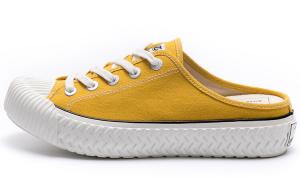 Женские кеды с низким верхом цвета манго-желтый Excelsior