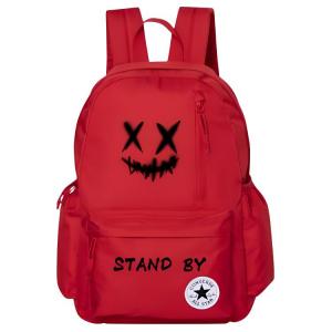 Converse Полиэстеровый рюкзак средний размер унисекс красный, Black Ghost Face