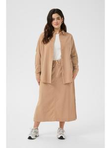 Рубашка с длинным рукавом KCnana, классический крой, цвет классический песочный KAFFE curve