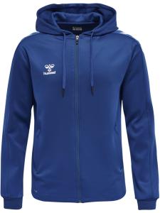 Толстовка Hummel Hoodie Hmlcore Xk Poly Zip Hood Sweat, цвет TRUE BLUE
