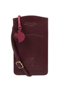 Кожаная сумка для телефона через плечо 'Siren' Conkca London, фиолетовый