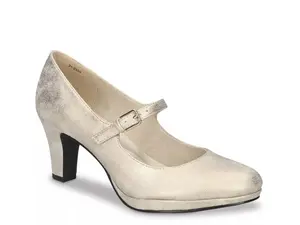 Туфли-лодочки Easy Street Zest Mary Jane Pump, золотистый металлик, синтетические