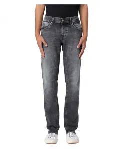 Узкие джинсы из денима Dondup, серый