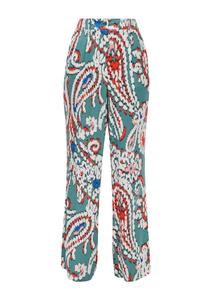 Широкие брюки со складками спереди s.Oliver, Green