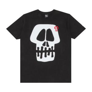 Футболка Stussy Jumbo Skull 'Black', черный