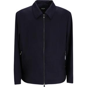 Куртка Boss Virgin wool HUGO BOSS, синий