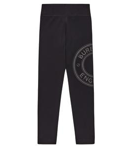 Леггинсы с логотипом Burberry, черный