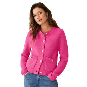 Кардиган с золотыми пуговицами спереди, Plus size, свободного кроя Ellos