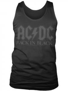 Футболка Back In Black Tank Top AC/DC, черный