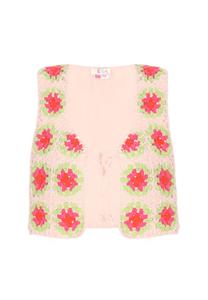 Вязаный жилет IZIA, песочный